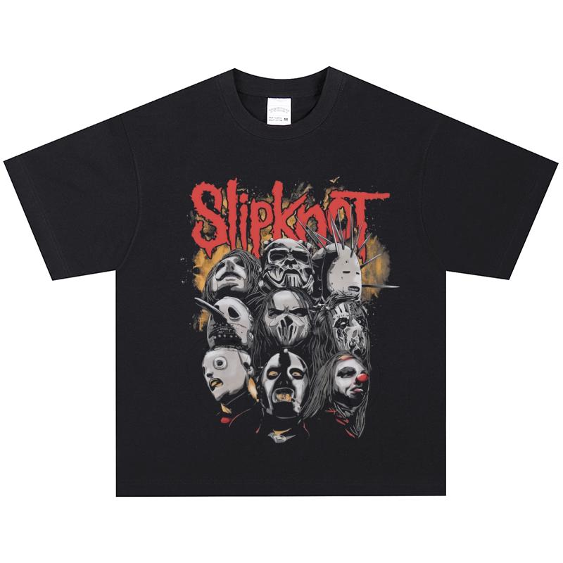 Футболка Slipknot, Мягкая ткань, Повседневная