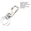 Metal Keychain Bottle Opener with Dual Ring Clip Scratch-Resistant Rust-Proof Can Opener Key Ring Fashion Accessory