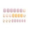Flower Matte Manicure Dress Nail Fashion Simple Cute Removable Nail Patch Style
