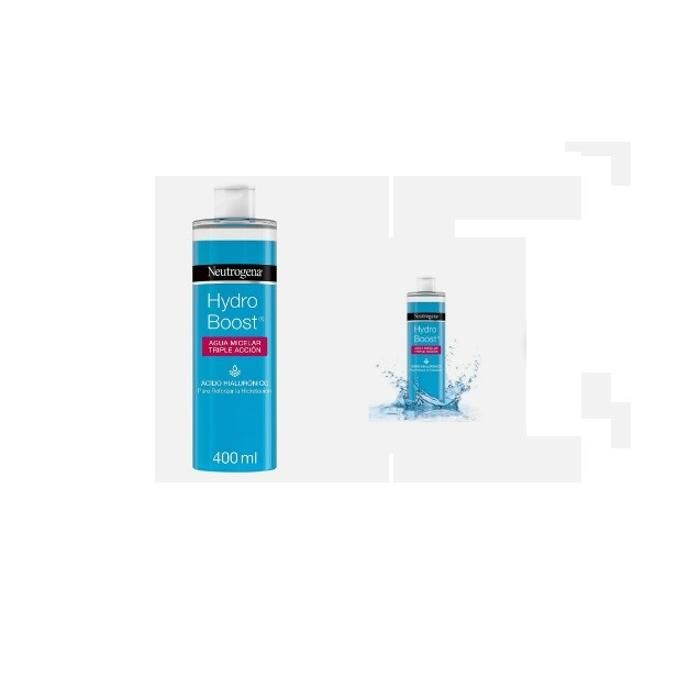 Eau Micellaire - Neutrogena - Hydro Boost - 400 Ml - Triple Action - Sans Parabène