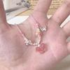 Ожерелье из китайского нефрита «Облако и кошка» — плетеная цепочка, стиль Niche Fresh