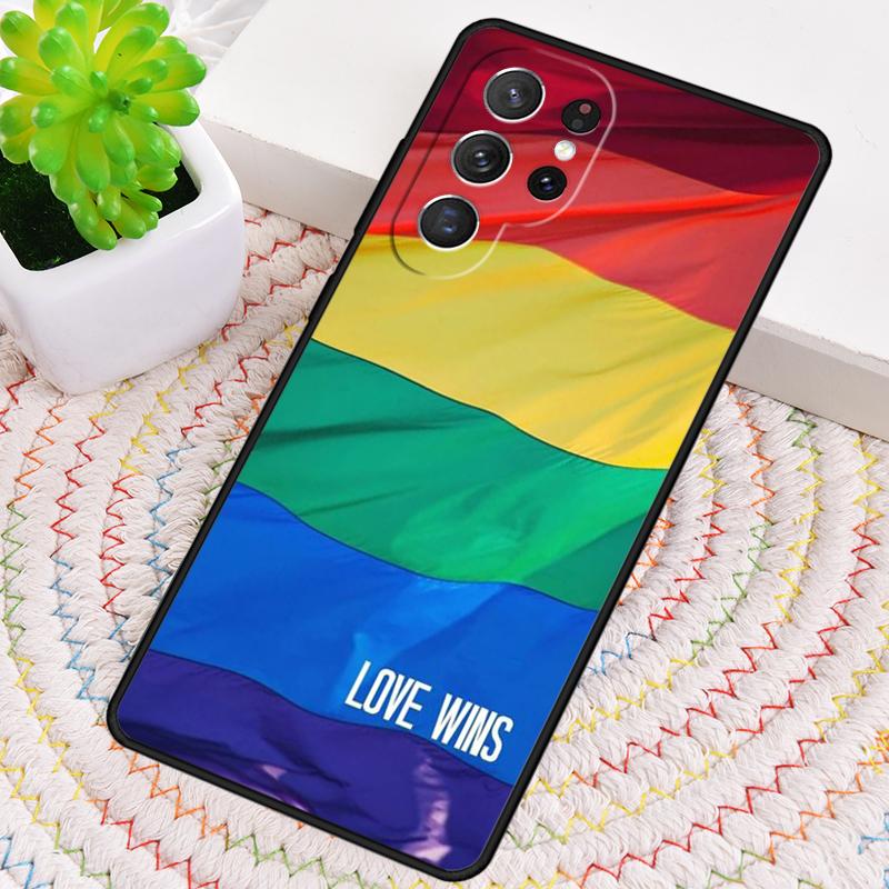 Чехол для телефона с радужным ЛГБТ-прайдом лесбиянок и геев Для Samsung Galaxy note 10 pro S26 S25 S24 S23 S22 Ultra Plus S21 FE S20