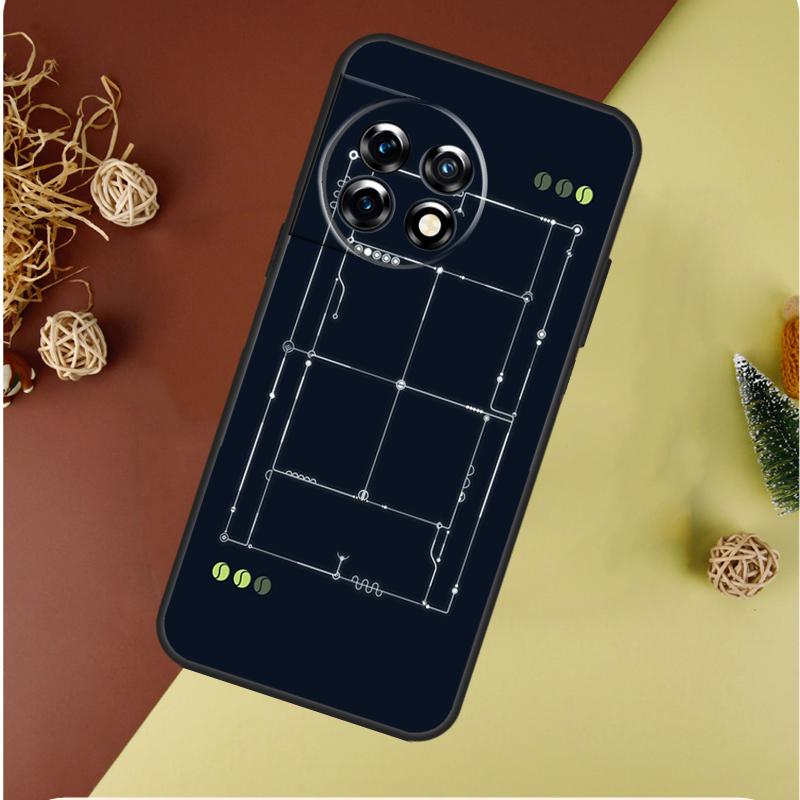 Спортивный чехол для телефона OnePlus 13 13R 12 12R 11 9 10 Pro 8T 9RT 10T 10R Nord 4 CE 2 3 Lite N20 N30 с изображением теннисного мяча