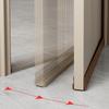 Windproof Dustproof Door Bottom Seal Strip Under Door Draft Stopper  Door Thickness 3.5-5cm