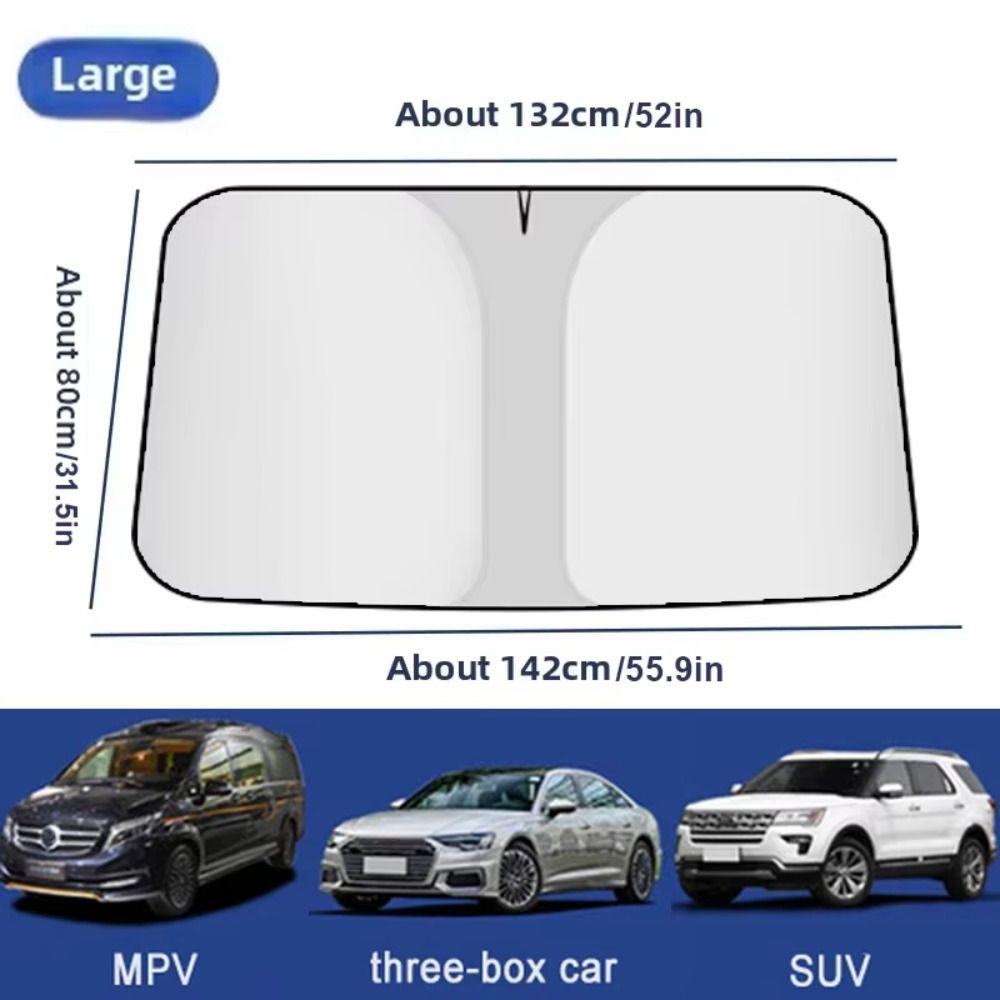 Foldable Car Windshield Sunshade Reflective Car Sun Visor Cover Auto Accessories
