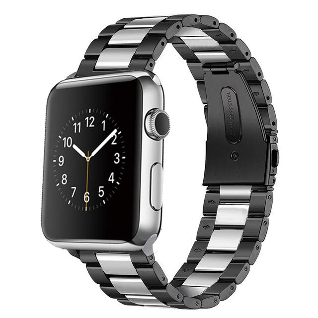 Ремешок из нержавеющей стали для Apple Watch Ultra Band 49 мм 40 мм 44 мм 42/38 мм 41 мм 45 мм Браслет IWatch Series 8 7 SE 6 5 4 WatchBand