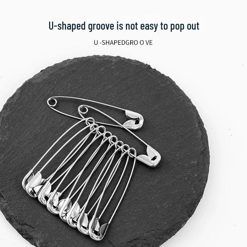 Большие безопасные броши в старинном стиле: Прочная, утолщенная конструкция для надежной фиксации одежды