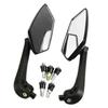 New Useful Universal Scooter Rearview Mirrors Pair Moped ATV Motorcycle