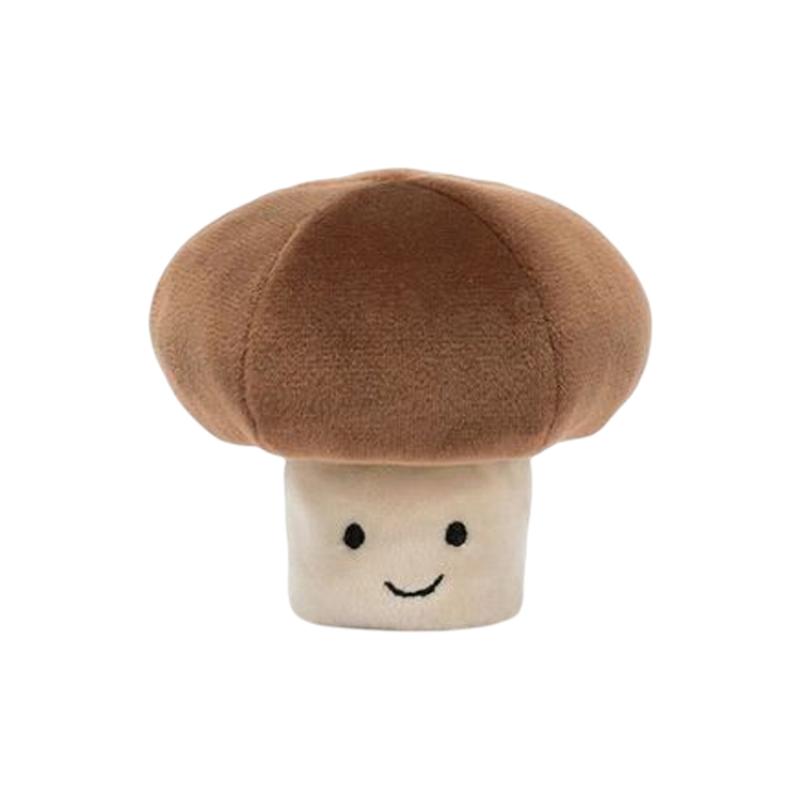 JELLYCAT Серия Забавная Еда Овощи Живые Грибы Милая Забавная Кукла Плюшевая Кукла Высота 8 см