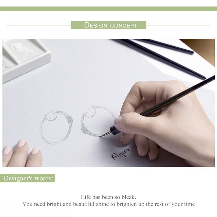 Женские сережки BAMOER