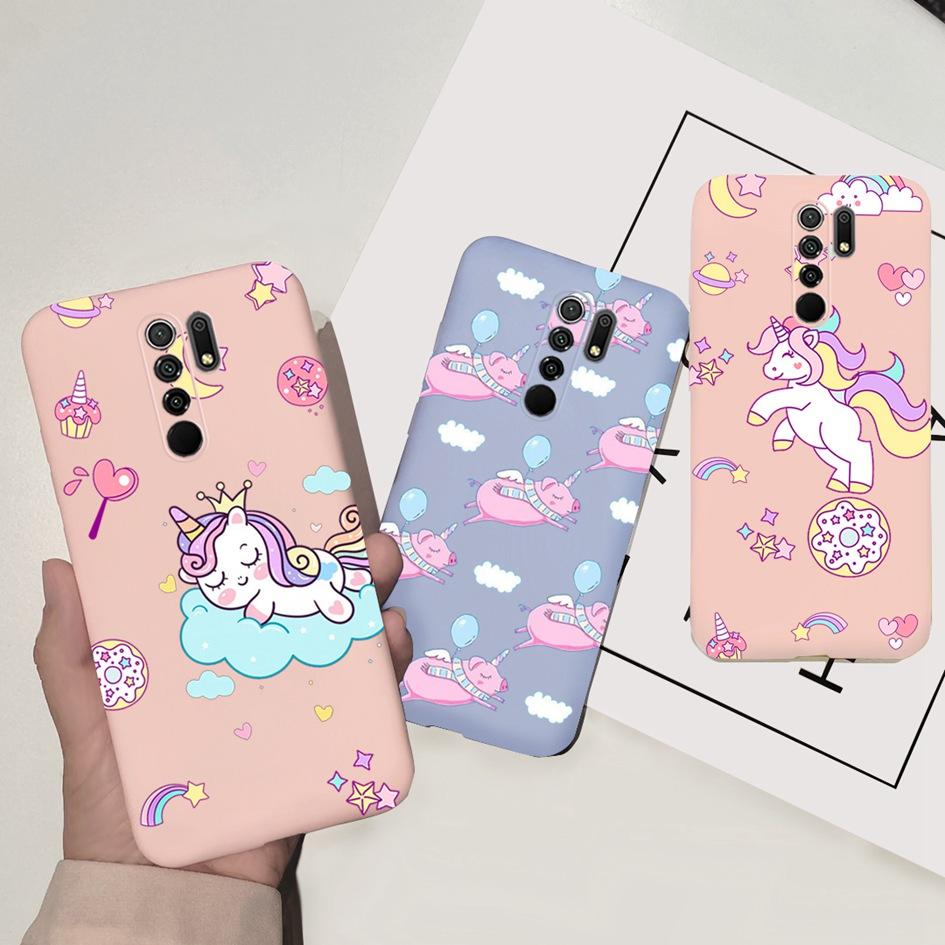 Для Xiaomi Redmi 9 Чехол Силиконовый Ромашка Кактус Задняя Крышка Телефона Для Redmi 9 Prime Мягкий Чехол Для Xiaomi Poco M2 M 2 Reloaded Coque