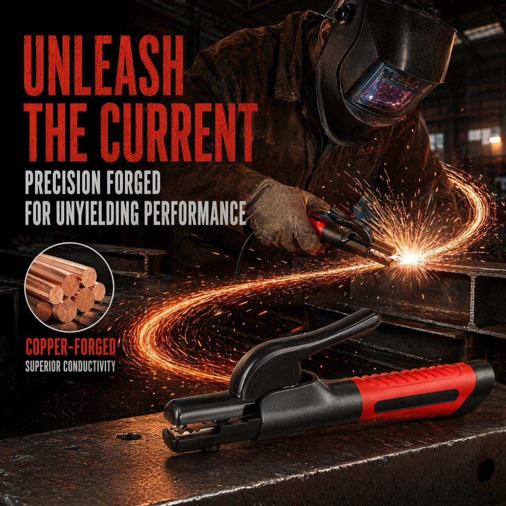 Copper Cable Welding Electrode Holder High Temperature Welding Accessories Professional Welding