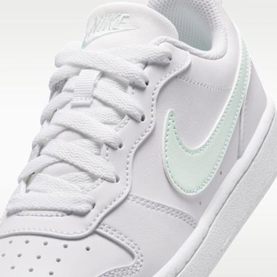 Nike Кроссовки Court Borough Low top Детские для скейтбординга Белые Зеленые