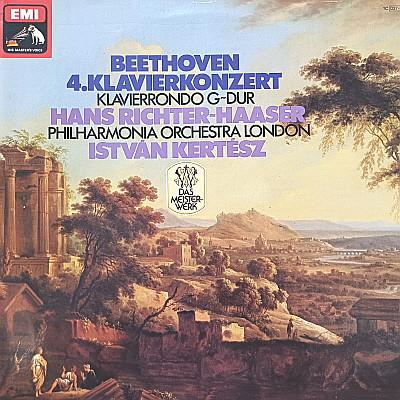 LP Record HANS RICHTERHAASER PHILHARMONIA O Beethoven Piano Concerto No. 4 In 1C03700528 EMI Germany Classical Used