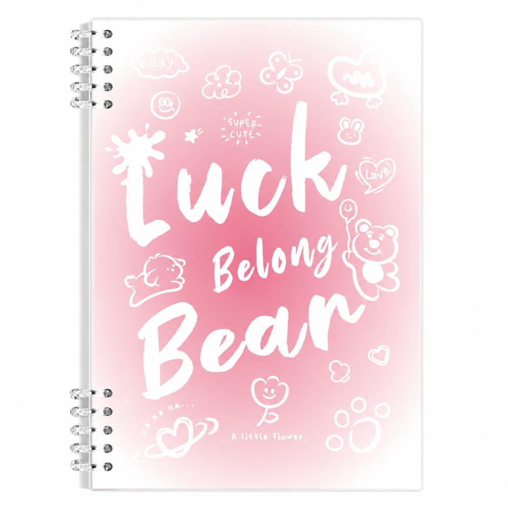 Gradient Color Binder Notebook Detachable Notepad Durable Loose-leaf Notebook  Studnets