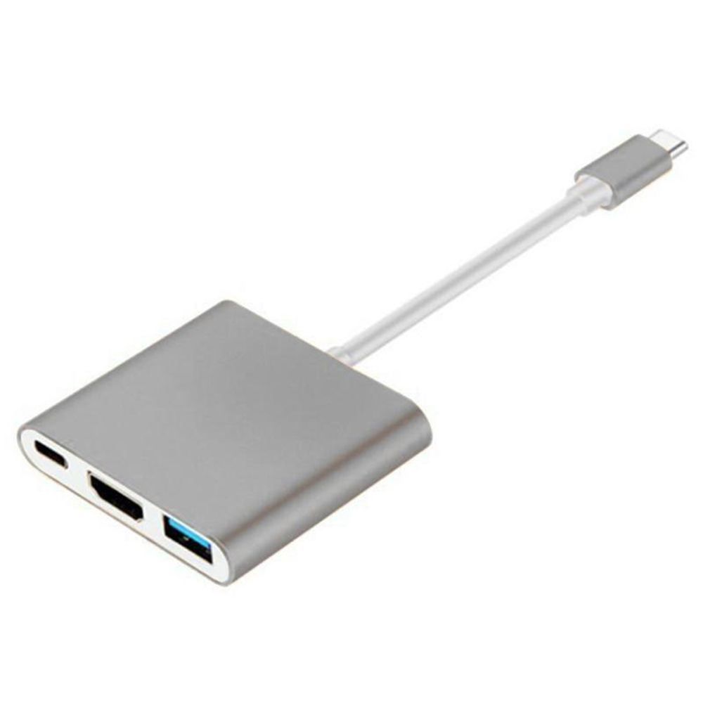 Professional Multi-port Adapter USB-C USB 3.0 USB 3.1 Type C 3 in 1 Hub 4K HDMI
