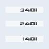Новая глянцевая черная 3D-буква и цифры M340i M240i M235i M140i M135i эмблема для BMW F30 F31 F35 F40 F46 G42 G20 наклейка на багажник автомобиля