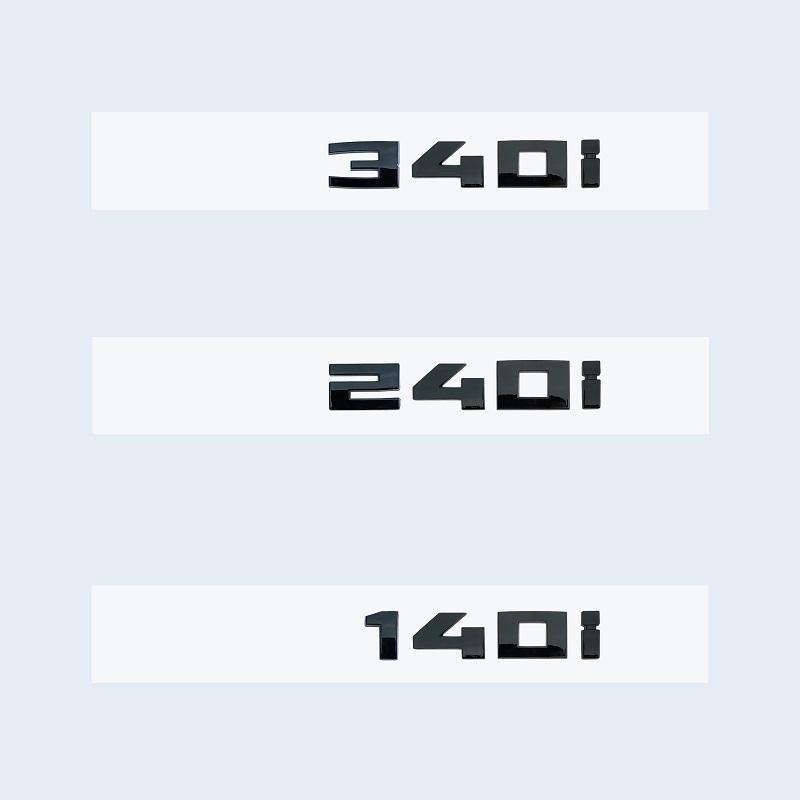 Новая глянцевая черная 3D-буква и цифры M340i M240i M235i M140i M135i эмблема для BMW F30 F31 F35 F40 F46 G42 G20 наклейка на багажник автомобиля
