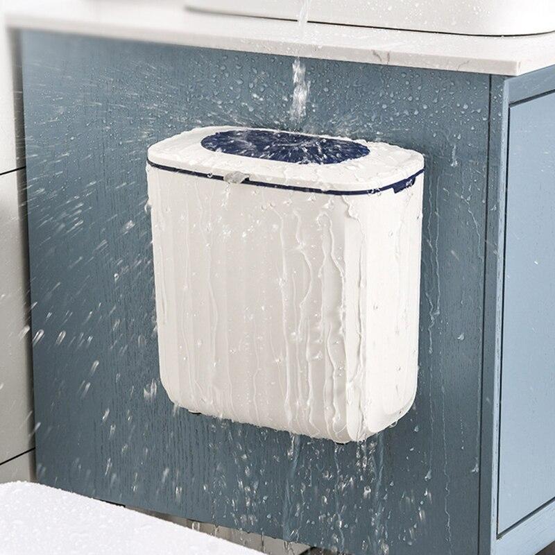 Настенный мусорный бак 8л, подвесной мусорный бак на двери кухонного шкафа, мусорные баки для переработки мусора для ванной комнаты, туалета, мусорные баки