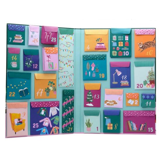 Адвент-календарь для любителей книг, обратный отсчет на 25 дней, пронумерованный книжный подарок, слепая коробка-сюрприз, коллекционер книг, книжный червь, подарок на день рождения