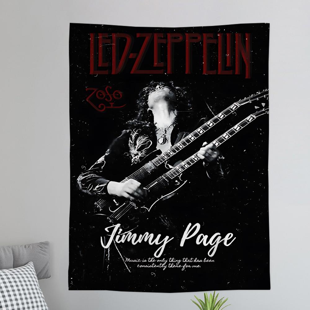 Band LLed ZZeppelin Colorful Tapestry Wall Hanging Bohemian Wall Tapestries Mandala Wall Art Decor