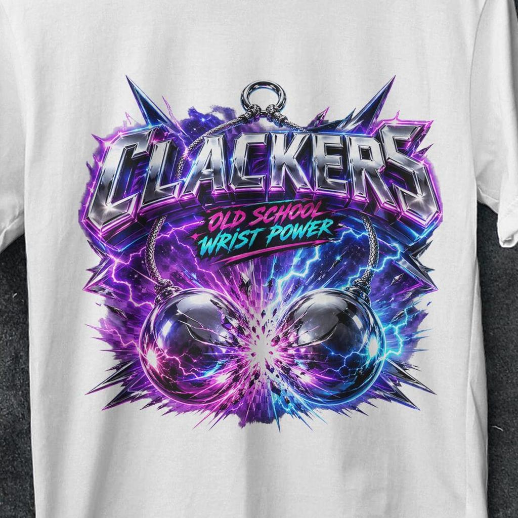 Clackers Shirt, Gen X T Shirt, Vintage Toy Shirt, 70s Nostalgia Toys, Vintage Clackers Tee, Old School Toy, retro fan shirt, clackers gift