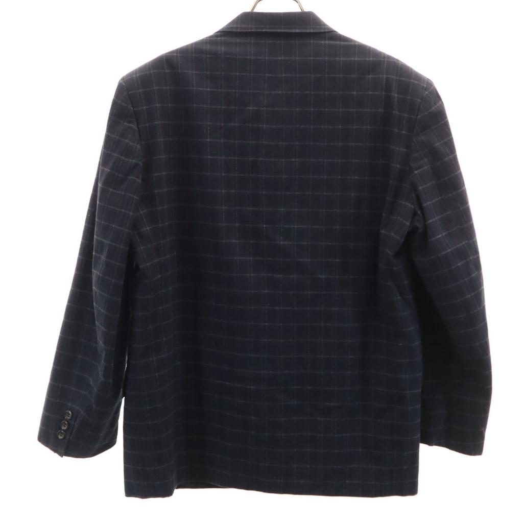 COMME des GARCONS HOMME 90-е Made in Japan Старый клетчатый узор приталенный пиджак Мужской Б/У