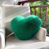 Подушка Love Plush Throw, простая, бытовая, креативная, имитация меха лисы, легкая, роскошная, имитация меха, диванная подушка, поясничная подушка для девочки