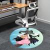 Wizard of Oz,Witch Print Chair mat Round Rug Office carpet, Non slip, Suitable for Living Rooms, Bedrooms,Decor1205939a