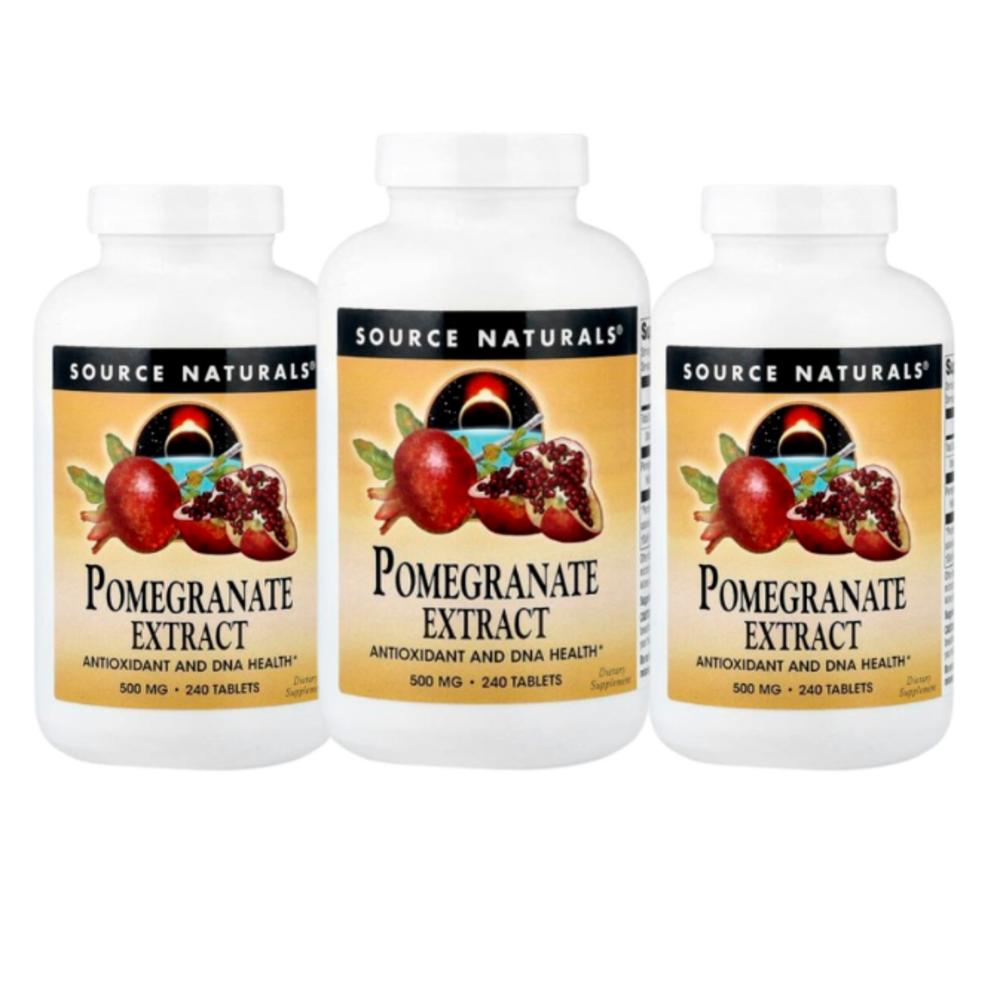 Source Naturals Гранат Зеленый Суперфуд Экстракт Граната 500 мг 240 Таблеток 3 шт Ингредиенты: может подлежать | 240 таблеток 3 шт.
