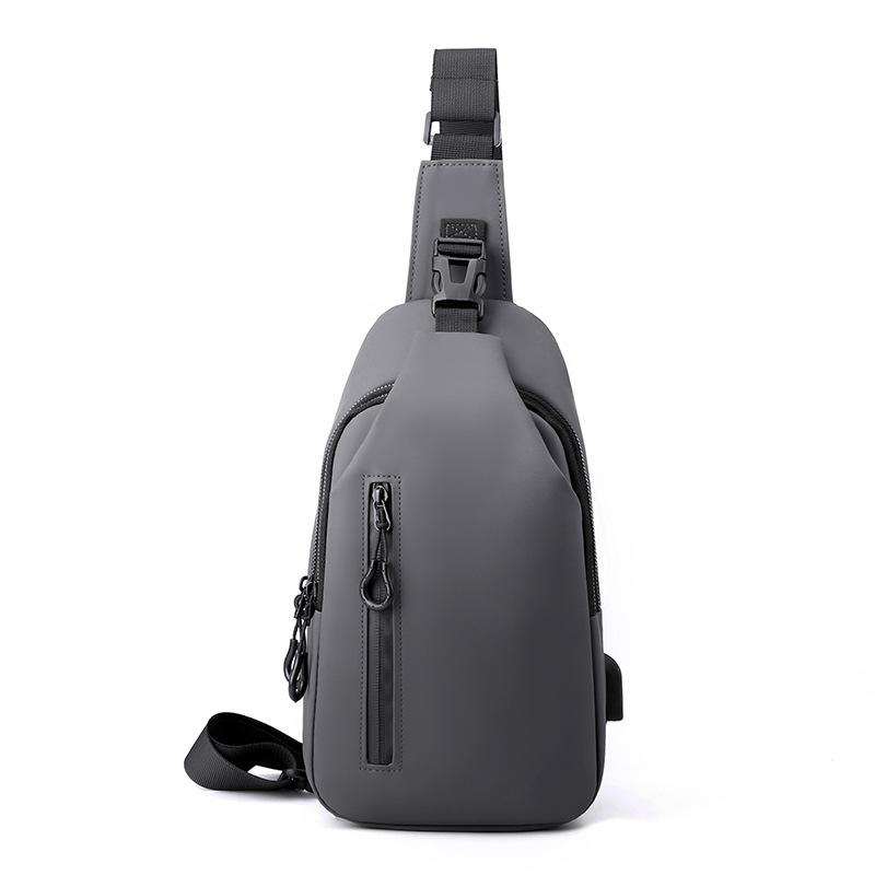 Unisex Chest Bag Simple Storage Bag Lightweight Travel Small Backpack Crossbody Bag Fashion Casual Single Should Bags