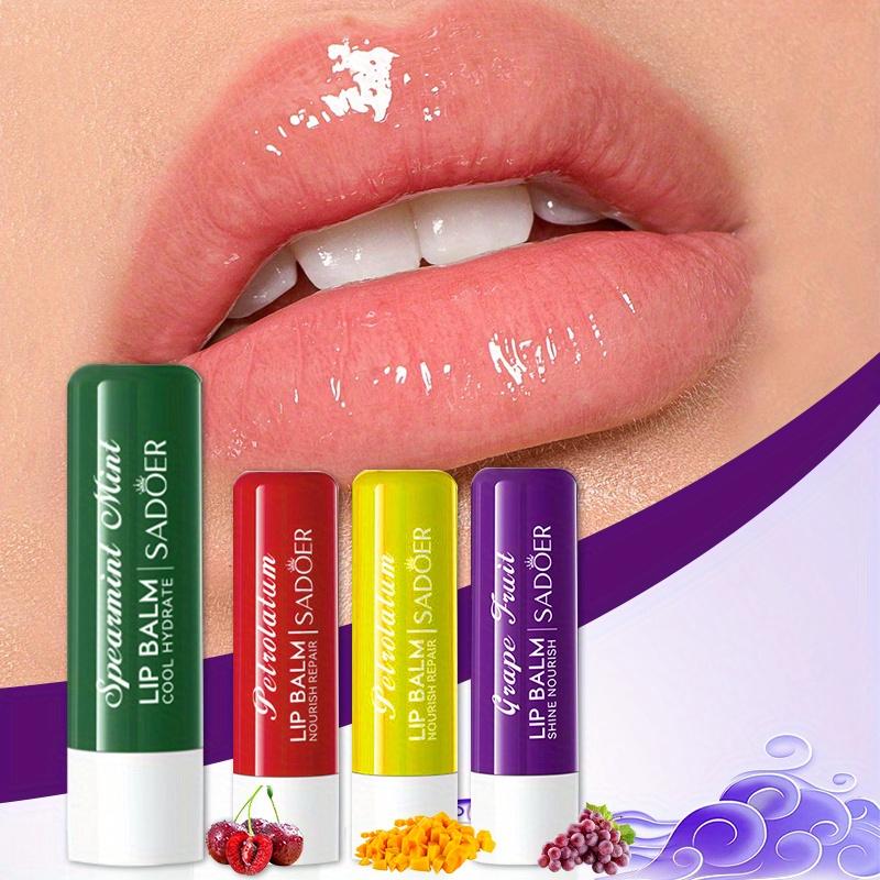 Refreshing Fruit Hydrating Multi-color Mixed Lip Balm. Deeply Hydrating and Nourishing Lips. The Texture Is Gentle and Suitable for All Skin Types.
