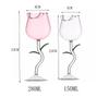 150/280ml Rose Wine Glass Glassware Cocktail Glasses Cup Rose Wine Goblet  Wedding Gift