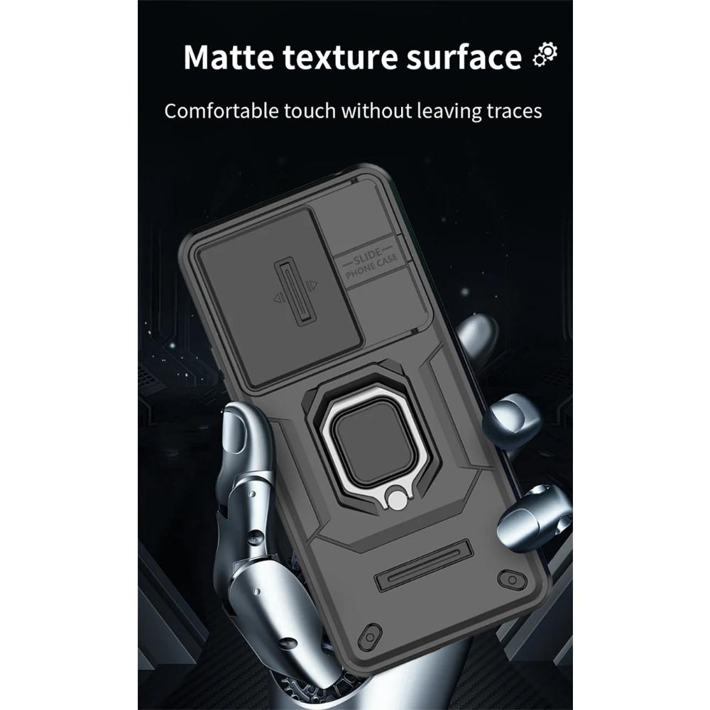 Чехол Armor для Xiaomi Poco X6 Pro 5G F6 F5 M6 Pro C65 защитный чехол кольцо магнитный держатель бизнес полная защита чехол