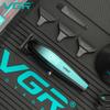 Новая мощная беспроводная электрическая машинка для стрижки волос VGR 9000 об/мин с базой, перезаряжаемая, с умным цифровым дисплеем LED LCD, триммер, форма для стрижки волос, V-992