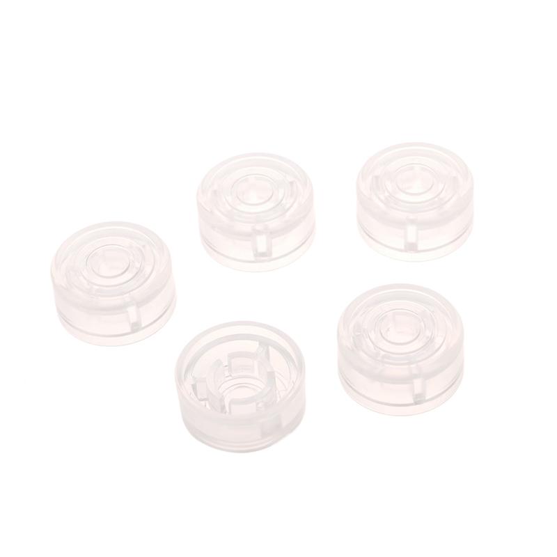 5 шт. Колпачки для ножных переключателей педалей гитарных эффектов, Ручки, Пластиковые бамперы, Защита ножного переключателя, Аксессуары