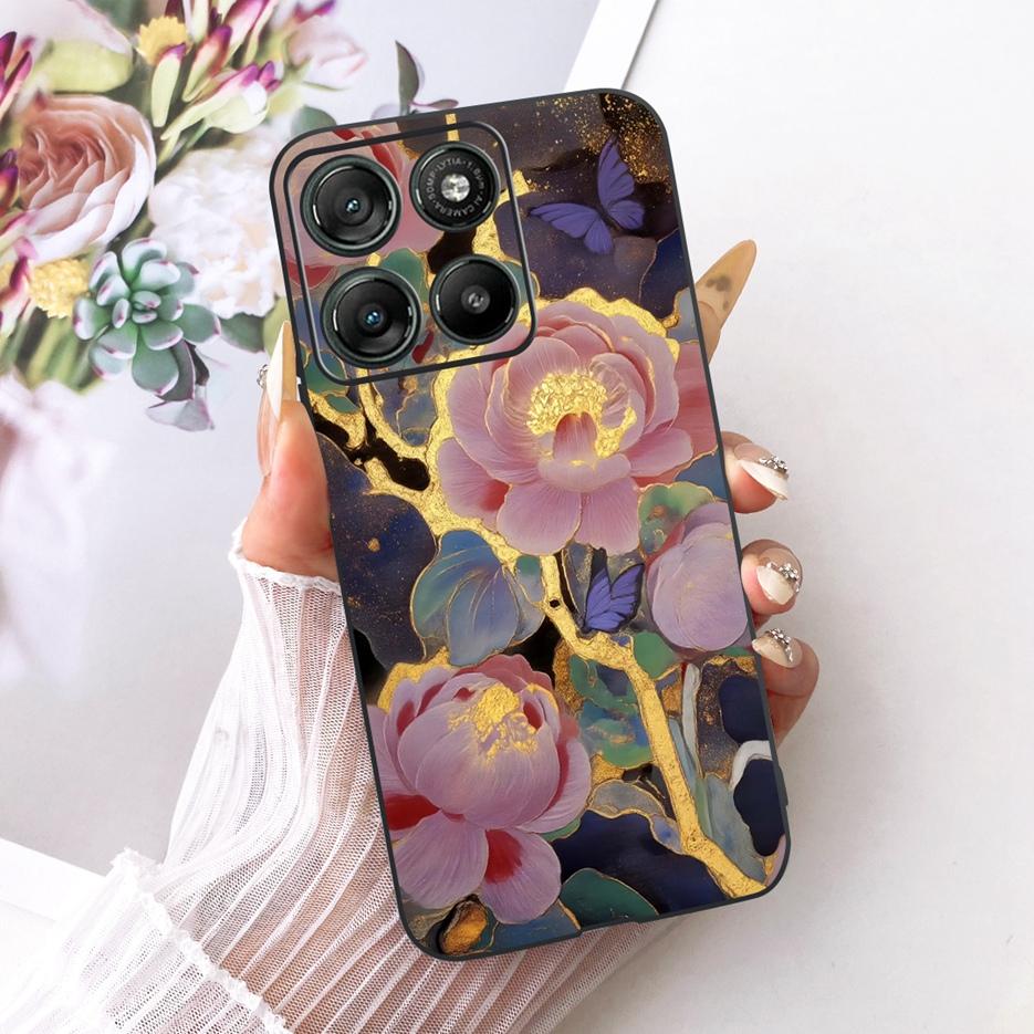 For Motorola Moto G67 Case XT2621-4 Cool Lion Dragon Painted Cover Soft TPU Phone Case For Motorola G77 MotoG67 MotoG77 5G Shell