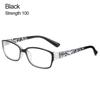 Flowers Vintage Ultra Light Frame Anti-Blue Light Eyeglasses Eye Protection Reading Glasses