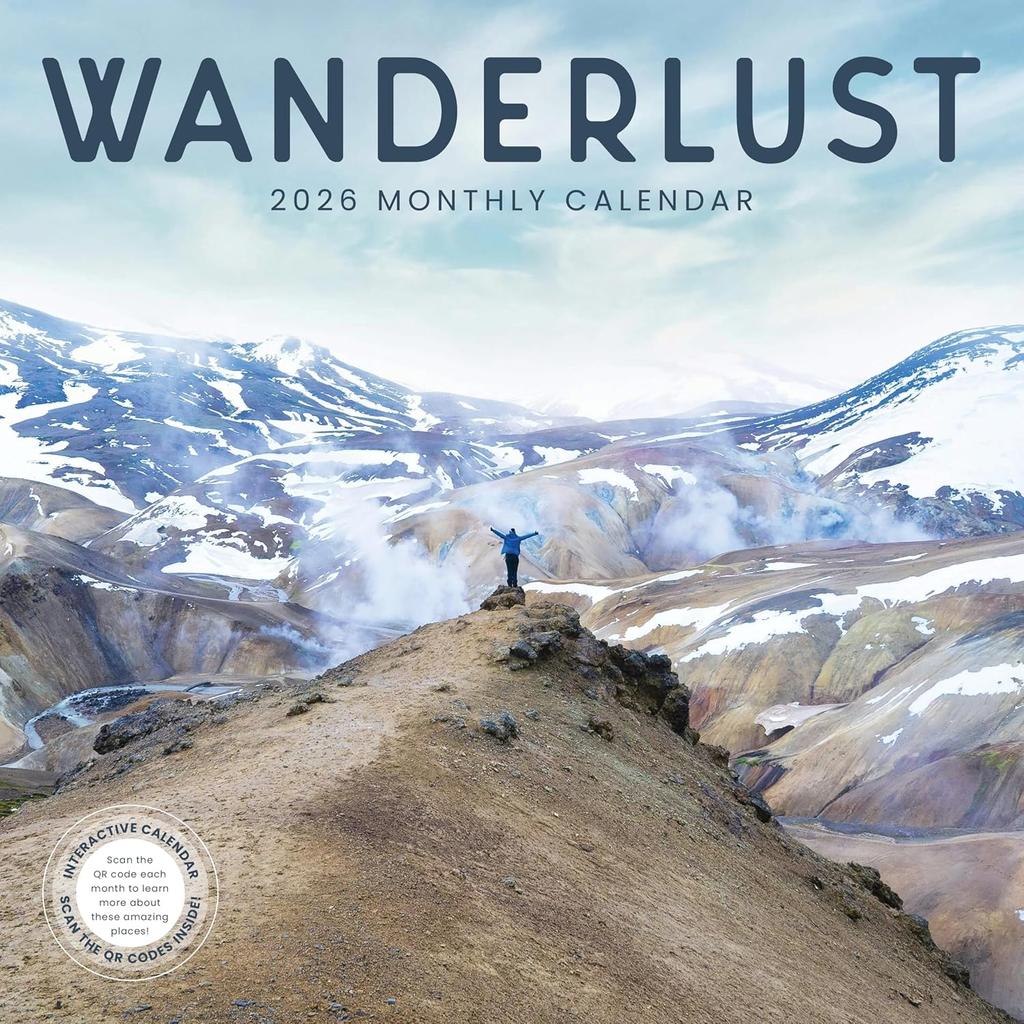 Dogs in the Wilderness 2026 Calendar | 2026 Wall Calendar | Monthly Planner | Planner 2026-2027 | Marble City Press | 12” x 24” | Sustainable |