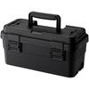 RISU Storage Box Trunk Cargo Stack Cargo Approx. 6L Black Made In Japan S-6 Tool Box Outdoor Storage Camping Waterproof GHON188