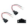 4Pack Speaker Cable Adaptor Plug Connectors Replacement Wire Harness Adapter Connector for Seat Exeo Leon Mk3