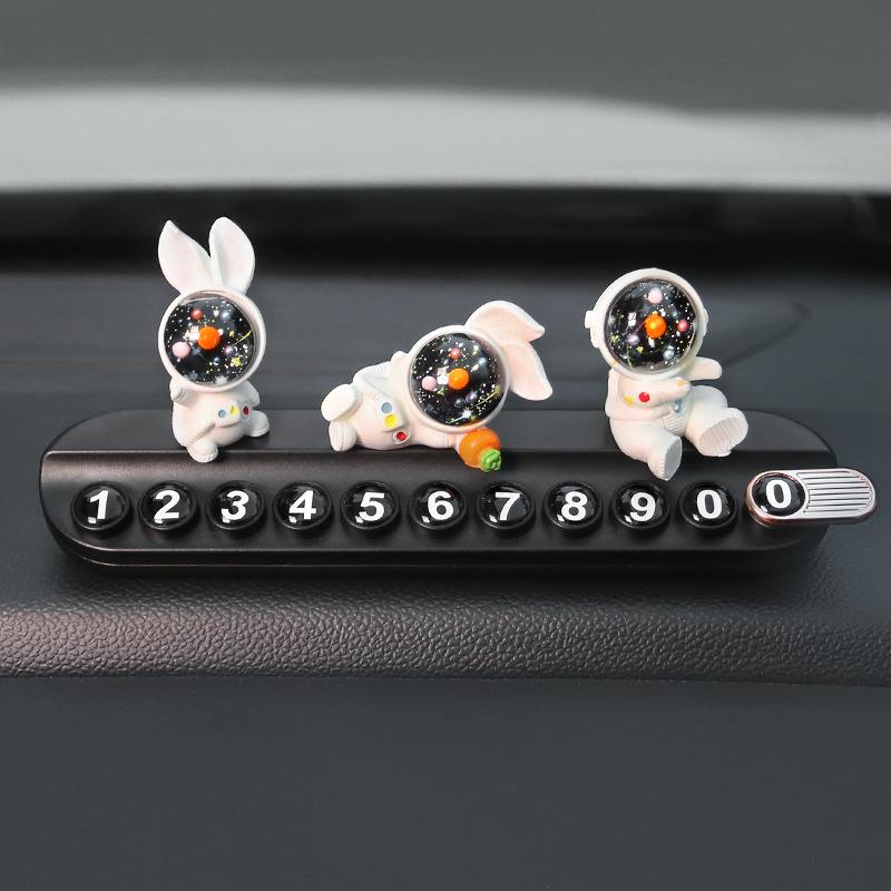 Креативная табличка для телефона в виде кролика для временной парковки