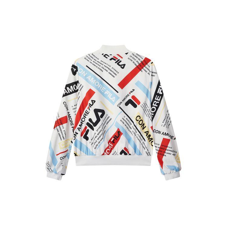 Fila Спортивная куртка с логотипом Allover Женская верхняя одежда с цветочным принтом F11W028715F-PU