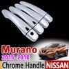 Для Nissan Murano Z52 2015 2016 2017 2018 Хром Накладки на Ручки Дверей Комплект Никогда Не Ржавеют Автоаксессуары Наклейки Автостайлинг