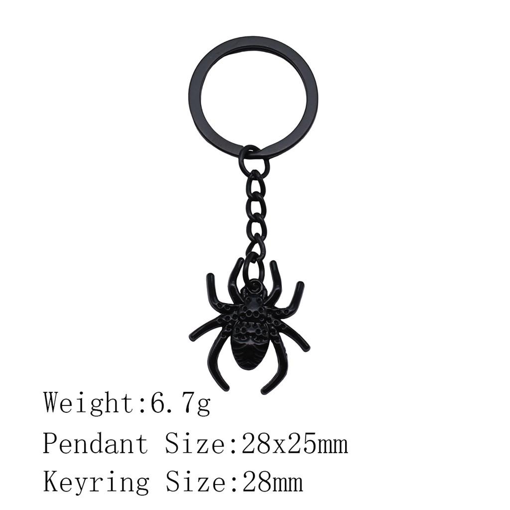Брелок для ключей на Новый год в виде паука и летучей мыши, дешевые милые вещи, новые брелки
