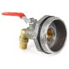 2" Brass Drum Faucet with EPDM Gasket for 55 Gallon Barrel