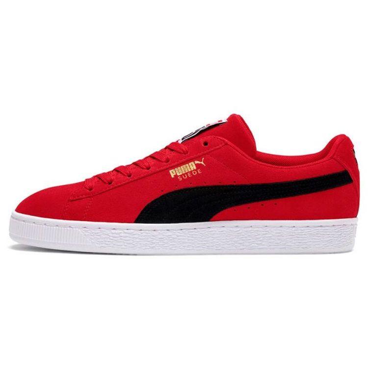 Puma Suede Classic Ribbon Red Unisex Sneakers Puma-Black Puma-White 365347-30