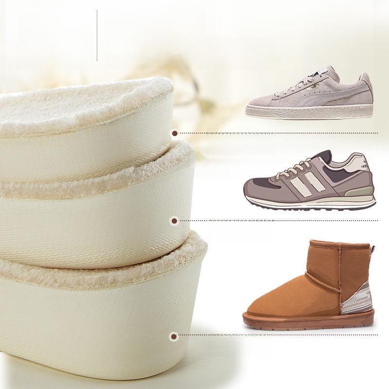 Unisex Winter Velvet Height-Increasing Insoles for Snow & Martin Boots