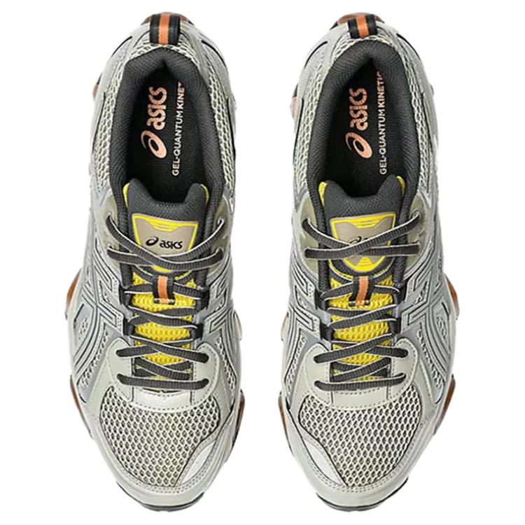 Asics GEL Quantum Kinetic Износостойкие Низкие Беговые Кроссовки Унисекс Серебристо-Серые Кроссовки 1203A270-026