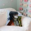TTomiokas Giyuus Case Plush Fabric Soft Pillowcase Double Sided Print Cushion Cover Household Gifts